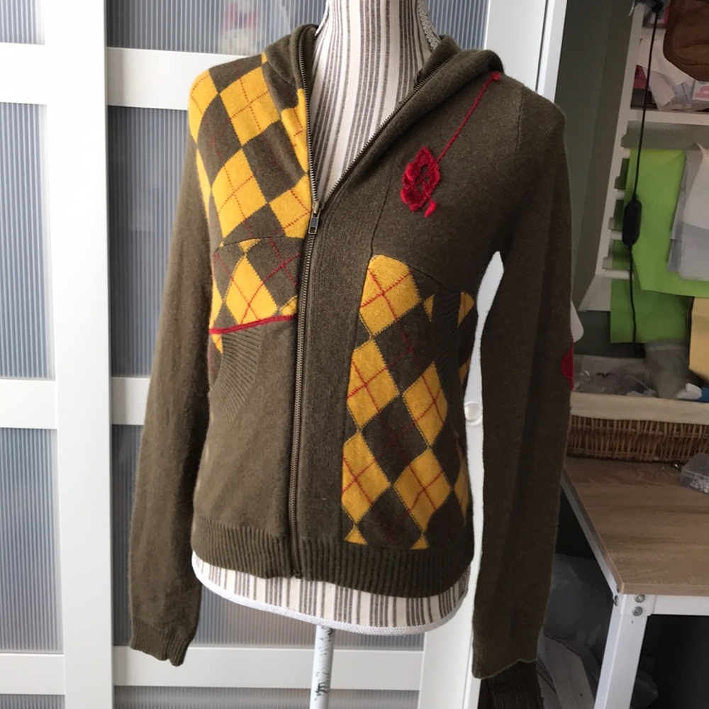 🔥🔥🔥1 hr sale L.A.M.B sweater olive, hoodie